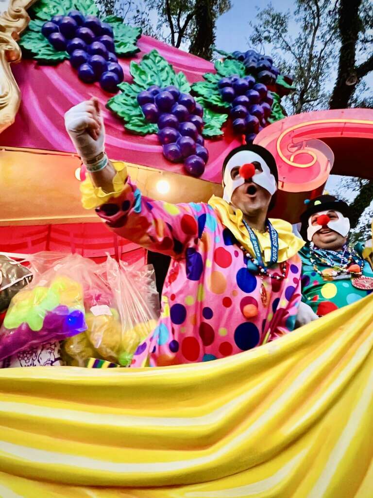 Clown Throws at Mardi Gras 2026